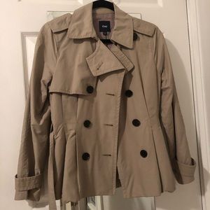 GAP Cropped trench coat
